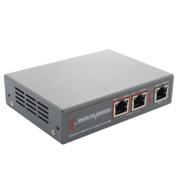 POE Extender Switch 2 Port Gigabit PoE 60W