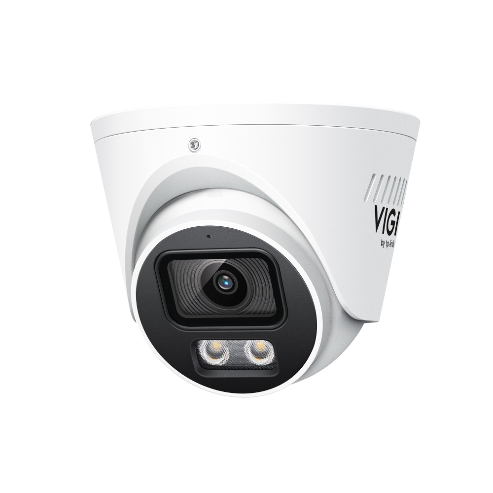 TP-LINK - VIGI 4MP 2.8MM  Full-Color Turret Network 