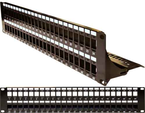 Vertical Cable | Patch Panel Blank 48 Port 2U