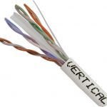Vertical Cable - Cable Cat 6 4PR 1000&#39; White Pull Box