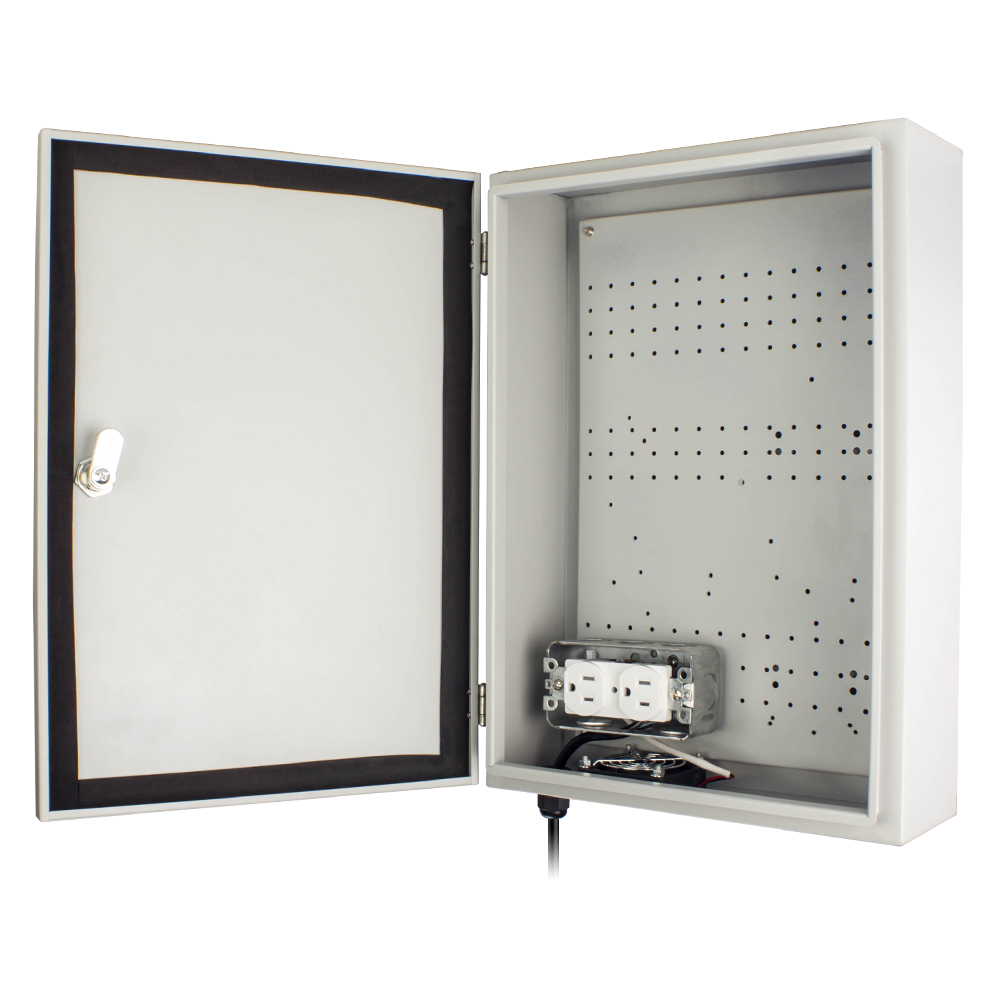 Lionbeam | Metal Enclosure 15&quot;X11&quot;X4.5 Outdoor with Power