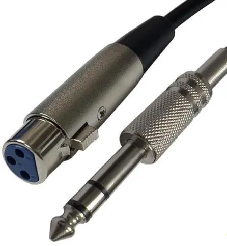CALRAD - Female XLR to 1/4&quot; Stereo Plug 10&#39;