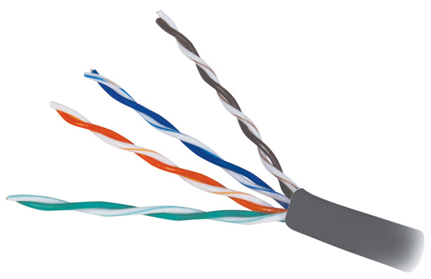 GENESIS CABLE | Cable Cat 5e 4 PR 1000&#39; PVC Black PB