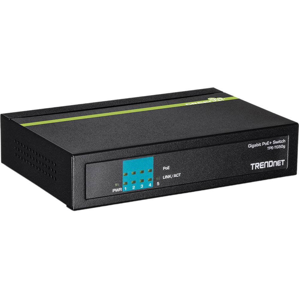 TRENDNET | Switch 5 Port
Gigabit PoE+ 31Watt