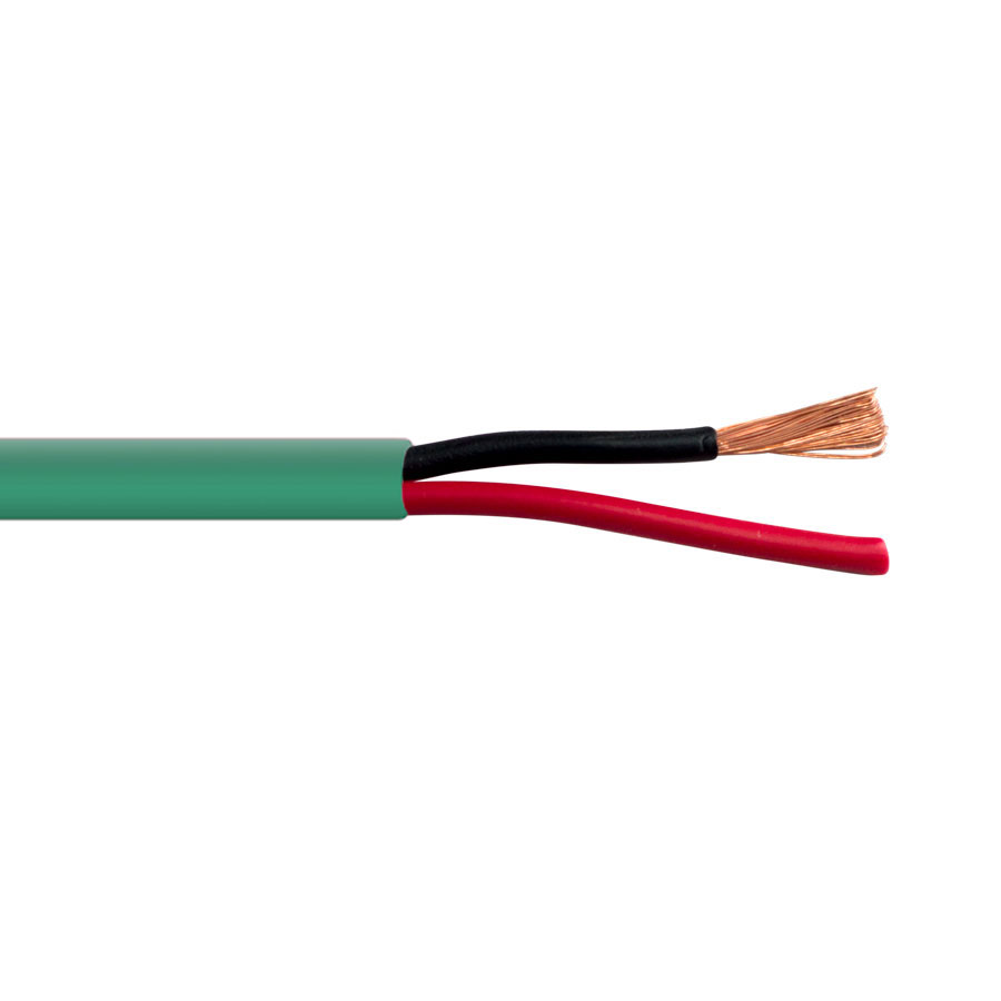 SCP - Cable 16/2 AWG 26 STRAND  SPEAKER CABLE GREEN - 500 FT 