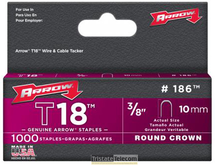 ACME | 3/8&quot; Gun Staples For
T18 1000 Pack