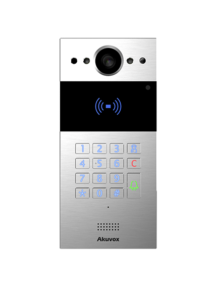 AKUVOX | Surface SIP intercom with 1 button &amp; KEYPAD