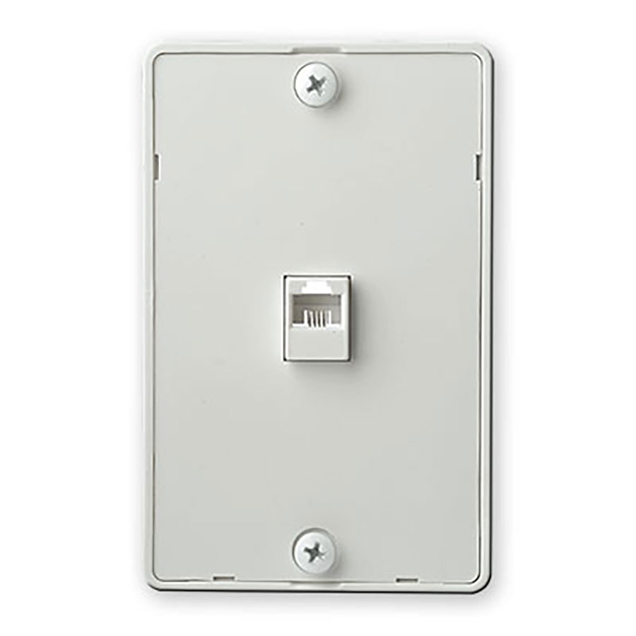 SCP - TELEPHONE WALL MOUNTED  PLATE- KITCHEN - WHITE - 10 