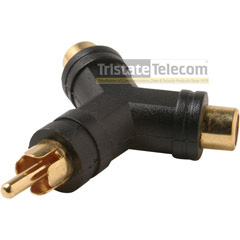 TRISTATE | Y Adaptor RCA 2 Female - 1 Male (10 PK)