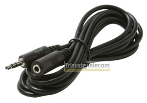 TRISTATE | Stereo Plug 3.5 to 3.5 Stereo Jack 2 FT