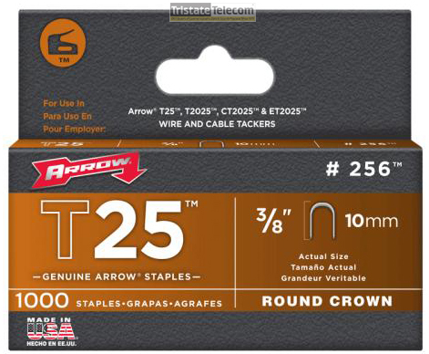 ACME | 3/8&quot; Staples For T25 1000 Pac k