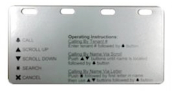 Operating Instruction Plate For GT Digit