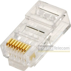 STEREN | Modular Plug 8P8C
Round Soli Cat 6 25 PK