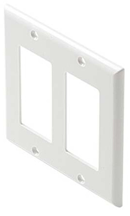 STEREN | Plate Decora Wall Plastic Dual-Gang