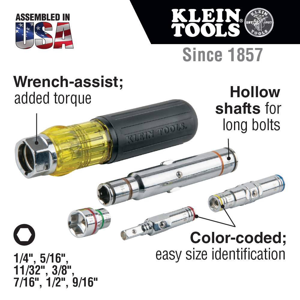 Klein Tools | 7-in-1 Nut Driver