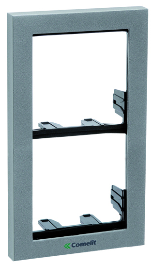 Comelit | Module Holder Frame for 2 Modules Silver