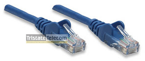 INTELLINET | Patch Cord CAT 5e W/Boot 0.5&#39; Blue