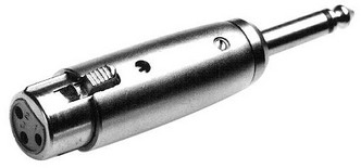 CALRAD | XLR Male Jack To 1/4&quot; Mono Plug