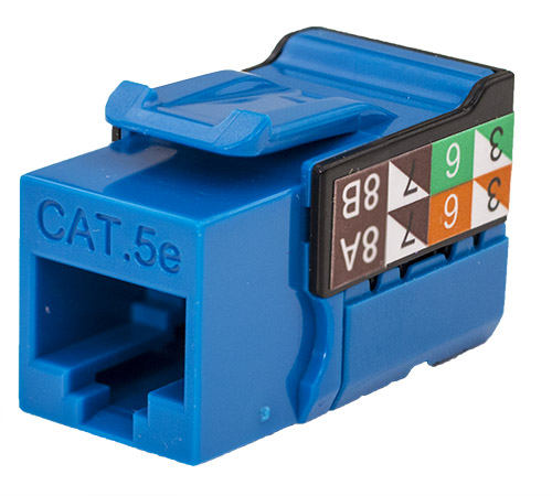 Vertical Cable | INSERT CAT 5 BLUE 25 PACK