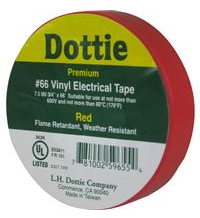 Tape RED Premium PVC 3/4&quot; X 66&#39;