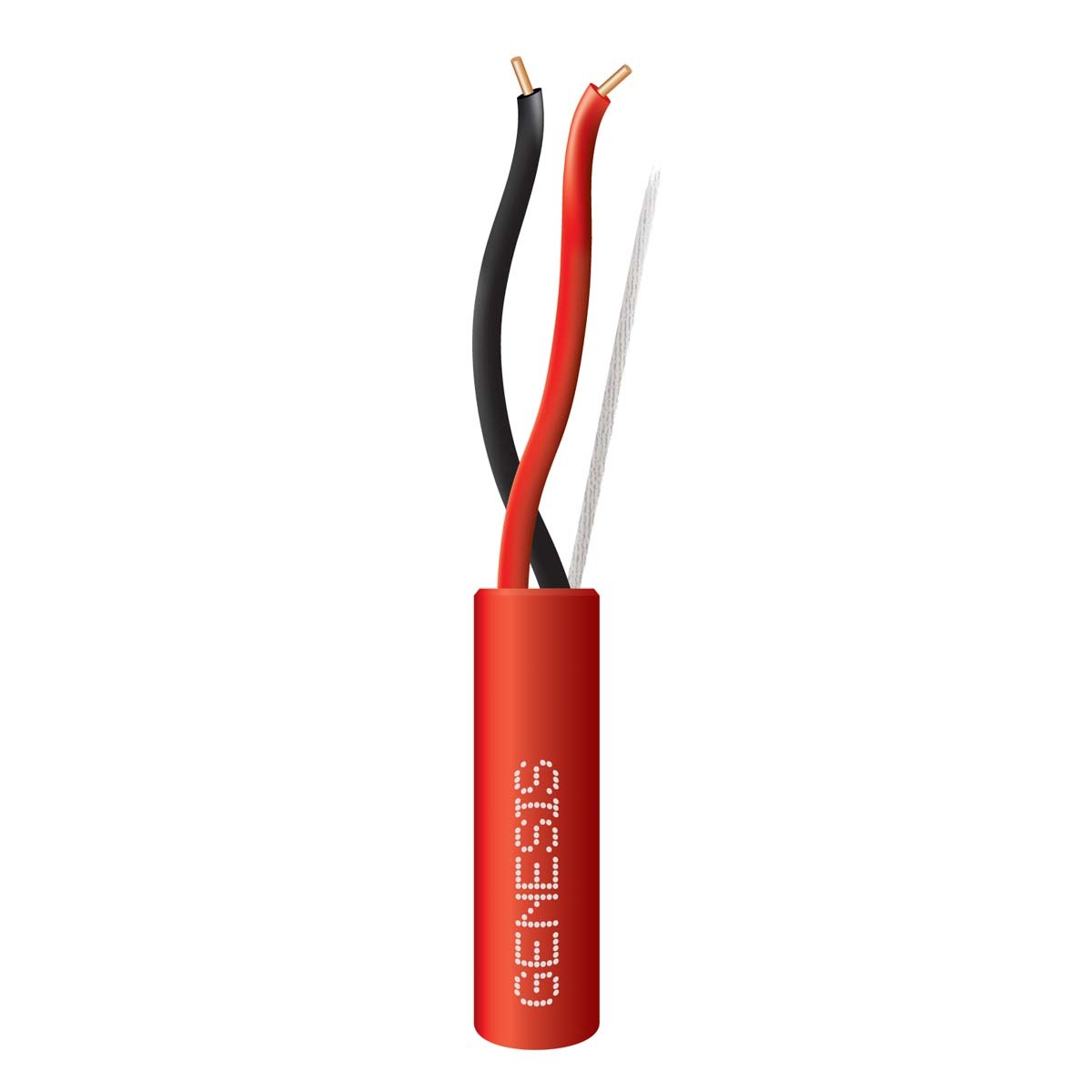 GENESIS CABLE | CABLE 18/2 SOLID CMP RED 1000 FT FPLP PB