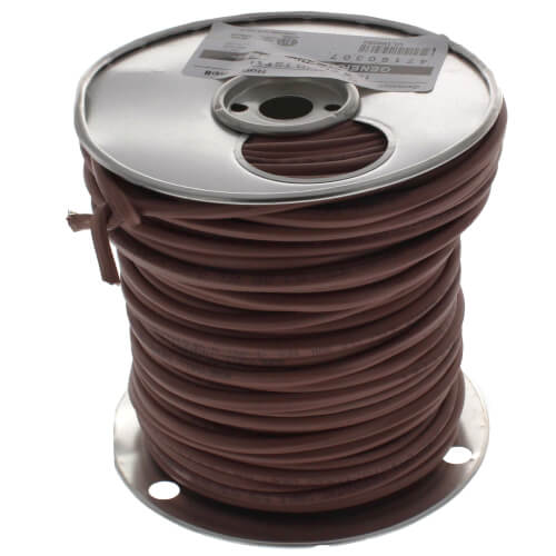 GENESIS CABLE | Cable 18/8 SOL
THERM 1000&#39; 250ft x4 Reels
Brown