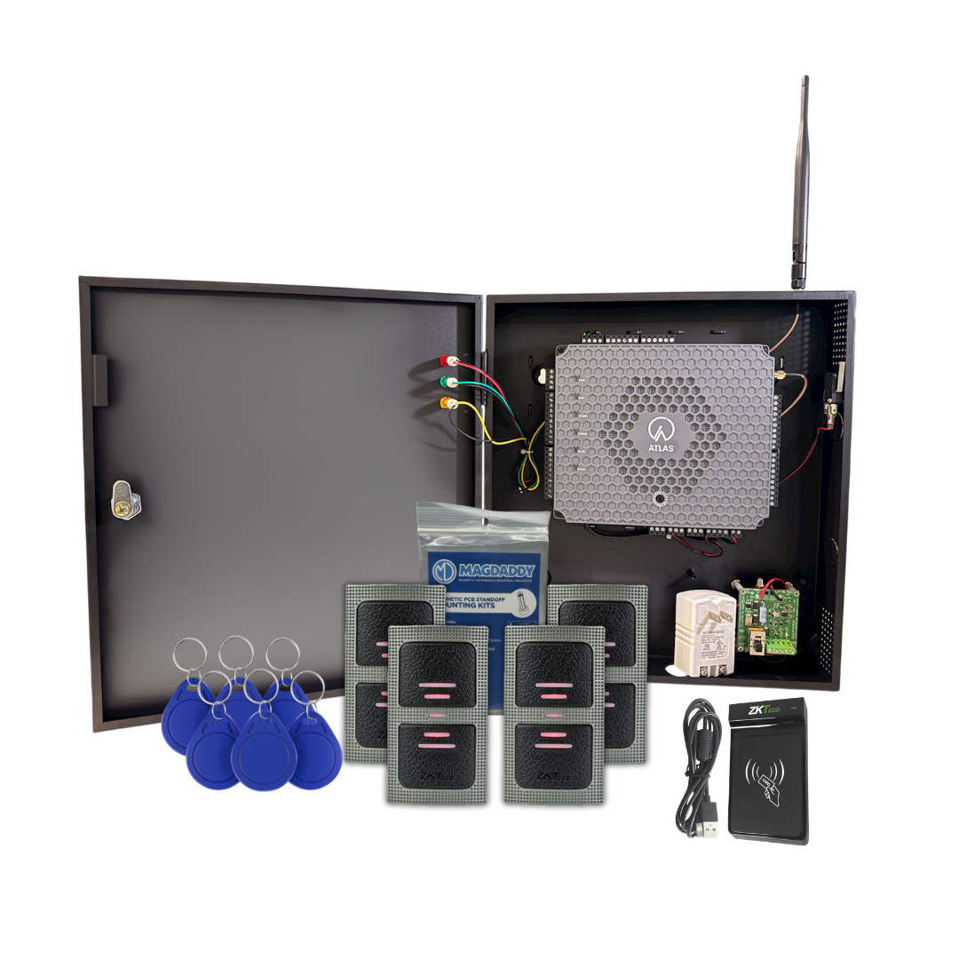 ZKTeco - ATL4D-BASIC KIT  4-Door Panel Kit with (4) 