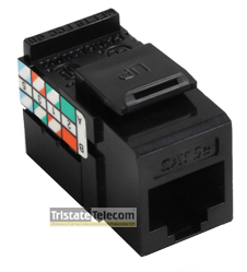 Leviton | INSERT CAT 5e BLACK