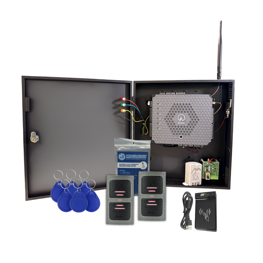 ZKTeco - ATL2D-BASIC KIT  2-Door Panel Kit, Includes (2) 