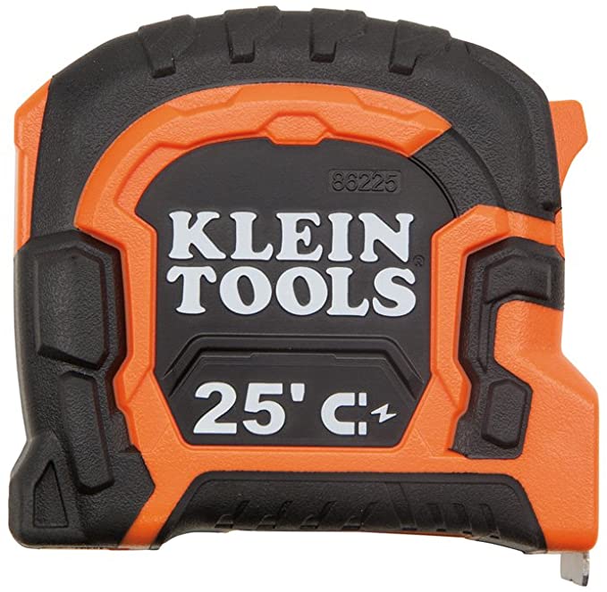 Klein Tools | Tape Measure 25&#39; Rubber Grip