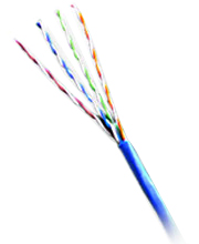 GENESIS CABLE | Cable Cat 5e 4 PR 1000&#39; PVC Blue PB