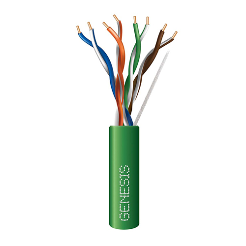 GENESIS CABLE | Cable Cat 6
4PR 1000&#39; PVC GREEN (No X) PB