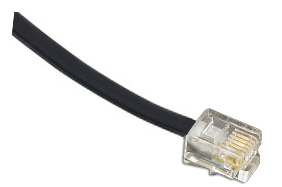 LIONBEAM | Line Cord 6P4C 3&#39;
Black