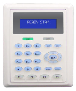 ELK | LCD Keypad, 32 Char.
Alphanumeric For E27 System