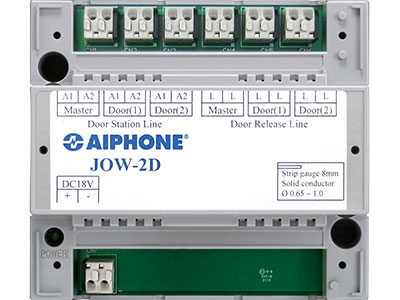 Aiphone | ADAPTOR FOR
ADDITIONAL DOOR JO System