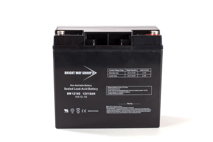 BRIGHT WAY GROUP | Battery 12V
18AH Sealed Lead Acid