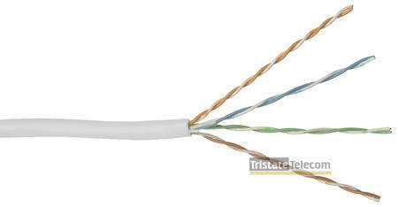 LIONBEAM | Cable Cat 5e 4 PR
1000&#39; CMP White PB