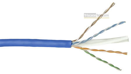 SCP | Cable Cat 6 4 PR 1000&#39; PVC Pull Box Blue