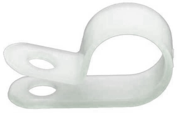 DOLPHIN | Cable Clamp 1/2&quot; Clear (100 Pack)