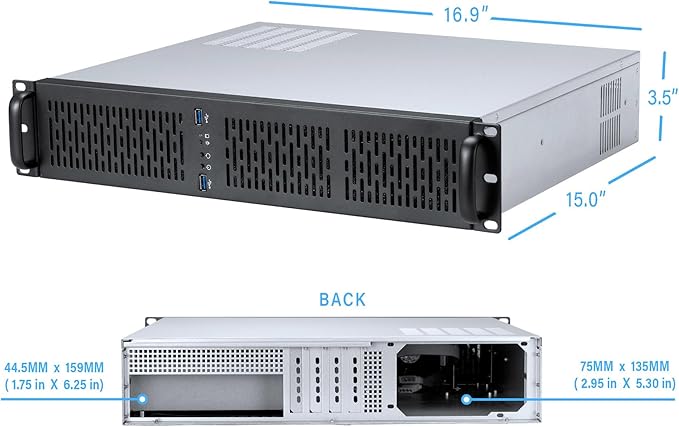 LIONBEAM | Economy CCTV SERVER  NVR RACKMOUNT 50 Cameras 2U