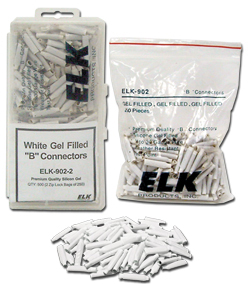 ELK | B Connectors (Gel); WHITE, 500 pcs.