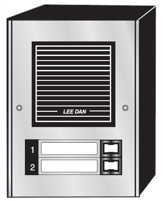 LEEDAN | Door Panel 2 Button
Auminum Surface Moun