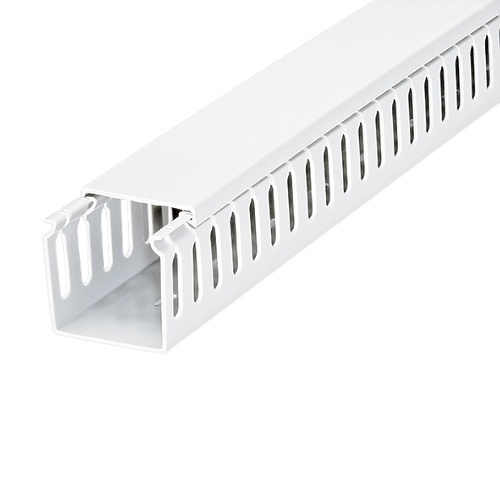 LIONBEAM - Finger Duct Raceway 6 Feet 2"X2" 2-Pack White
