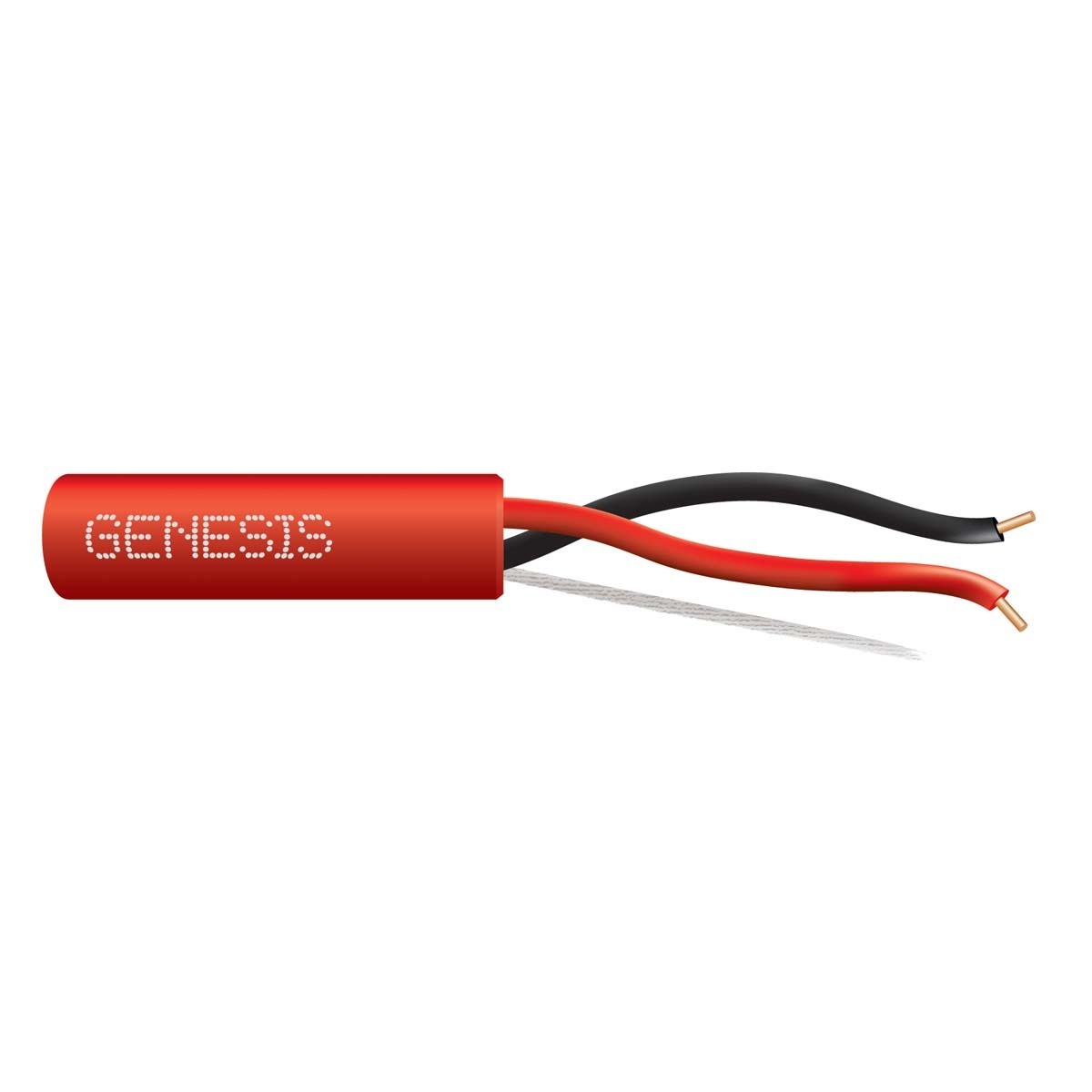GENESIS CABLE - Cable 18/2 SOL FPL 1000&#39; Pull Box Red