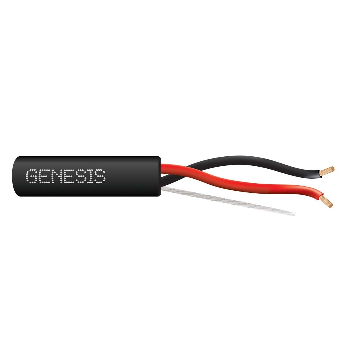 GENESIS CABLE - Cable 14/4 STR DB 500&#39; OXY FREE Reel Black