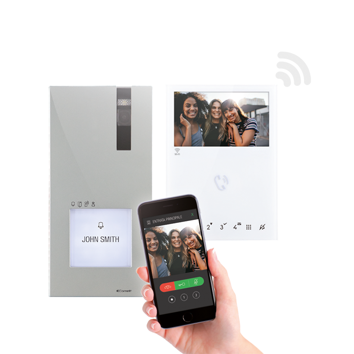 Comelit | Video Intercom Kit WiFI Up To 4 Family