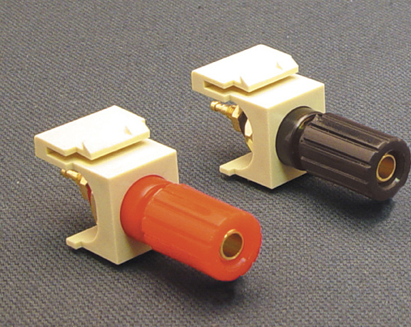 MODULE, BINDING POST, PLASTIC GOLD CONTA