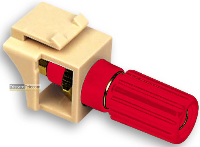 MODULE BINDING POST PLASTIC
GOLD CONTACT