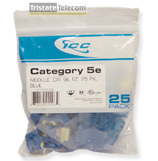 ICC | INSERT CAT 5e BLUE 25
Pack