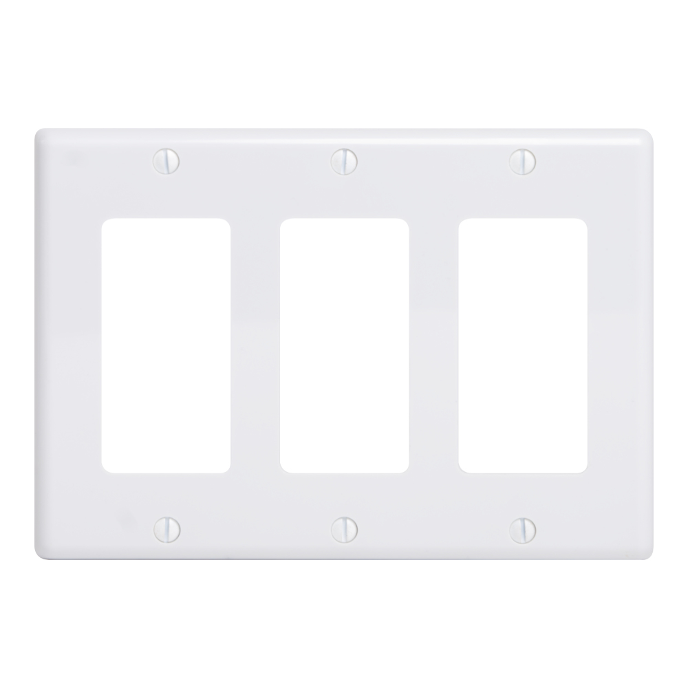 ICC | Wallplate Decora 3 Gang
White